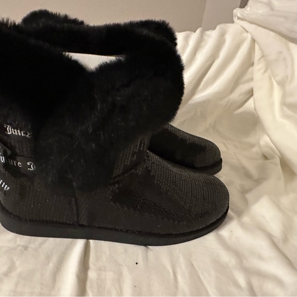 Black Sequin Bootie - Picture 3 of 4